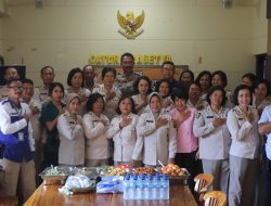Kabag Ops dan ASN Polresta Denpasar melaksanakan syukuran
