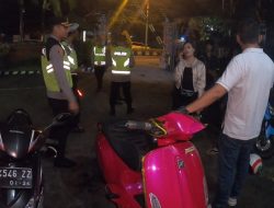 Razia Depan Mako, Polsek Densel Tindak 10 Pelanggar