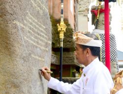 Presiden Joko Widodo didampingi Gubernur Bali resmikan Fasilitas Suci Pura Agung Besakih