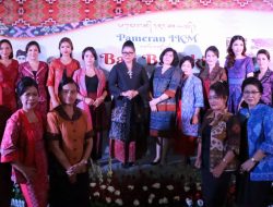 Arahan Ketua Dekranasda Provinsi Bali Ny. Putri Koster saat membuka Pameran IKM Bali Bangkit Tahap 2 Tahun 2023