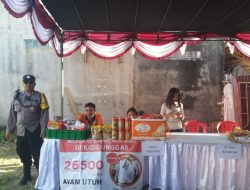 Bhabinkamtibmas Desa Sumerta Kauh Atensi Kegiatan Pasar Murah