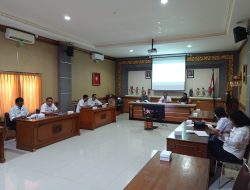 Dalam Rangka Perayaan Hari Raya Nyepi 1945, Kapolsek Denpasar Timur (Dentim) Hadiri Rapat Koordinasi