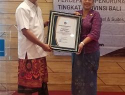 Catat Angka 5,5%, Kota Denpasar Raih Penghargaan Prevalensi Angka Stunting Terendah di Bali