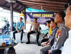 Serap Aspirasi Komunitas Seminyak Transport Kapolsek Kuta Hadir Dalam Program Jumat Curhat
