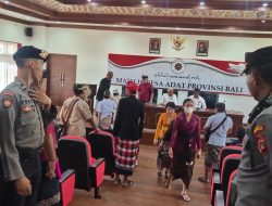 Rapat Mediasi Pembahasan terkait Masalah Desa Adat Selumbung Mendapat Pengamanan Dari Pihak Kepolisian