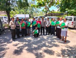 Kapolsek Benoa Bagikan Sembako Kepada Warga Kurang Mampu Sebagai Tali Kasih Menjelang Hari Raya Nyepi