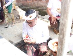 Walikota Jaya Negara Mendem Pedagingan Bale Piyasan Pura Desa Adat Penyaringan Sanur