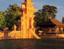 Perbaikan Pura Agung Jagatnatha Denpasar Mulai Digarap Bangunan Gunakan Gaya Bebadungan