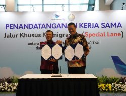 OPTIMALKAN PENINGKATAN LAYANAN, GARUDA INDONESIA DAN DITJEN IMIGRASI RESMIKAN LAYANAN JALUR KHUSUS KEIMIGRASIAN UNTUK PENUMPANG GARUDA