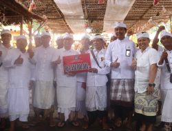 Sekda Wayan Adi Arnawa menghadiri Karya Ngenteg Linggih, Mamungkah Wraspati Kalpa Agung di Pura Batan Kepah dan Dalem Pengerubungan