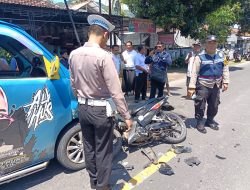 Tabrak grandmax, seorang pengendara motor dinyatakan meninggal dunia