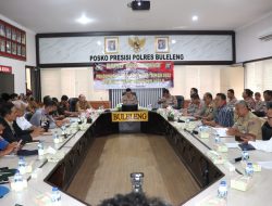 Kapolres Buleleng Melaksanakan Rakor Dalam Rangka Pengamanan Hari Raya Nyepi Tahun 2023 Dan Awal Bulan Ramadhan 1444 H.