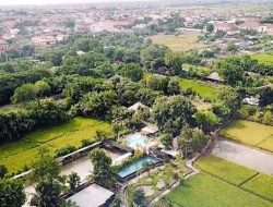 Menikmati suasana Desa yang segar di Taman Budaya Kertalangu Denpasar.