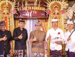 Sekda Adi Arnawa Hadiri HUT ST Satya Raharja ke-41, Desa Kekeran