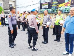 Unit Propam Polsek Kuta Bersama Pawas Laksanakan Gaktibplin Upaya Minimalisir Pelanggaran Personil