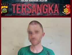 Mengamuk, Polsek Denpasar Selatan Amankan WNA Asal California