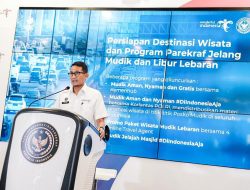 Sandiaga Uno Ajak Pelaku Usaha Parekraf Berikan Layanan Terbaik Saat Libur Lebaran 2023 Untuk Meningkatkan Wisatawan