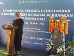 Pointer Peresmian Layanan Kas Keliling Peduli Mudik Bank Indonesia bersama Perbankan Provinsi Bali