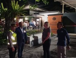 Personil Polsek Dentim Dan Polresta Denpasar Laksanakan Pengamanan Upacara peringatan ANZAC Day