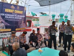 Jumat Curhat Polsek Benoa Bersama PJU Polresta Denpasar Laksanakan Di Atas Kapal
