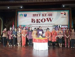 Ketua GOW Kota Denpasar, Ny. Ayu Kristi Arya Wibawa, Hadiri Rangkaian Lomba Sambut HUT BKOW Provinsi Bali Ke-60