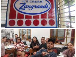 Ice Cream ZANGRANDI yang telah melenggenda sebagai pioneer dalam bisnis ice cream.