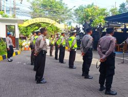 Peringatan May Day Polsek Kuta Apel Kesiapan Antisipasi Munculnya Gangguan Kamtibmas Wilayah Hukum