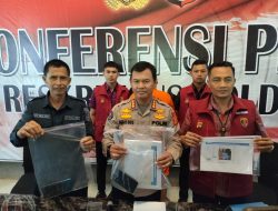 Polda Bali Konferensi Pers Kasus Vidio Viral.