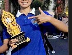 De’Riska gadis belia dan cantik yang punya prestasi dan juga seorang Karateka.