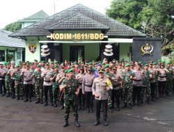 Jaga Soliditas TNI-Polri, Polresta Denpasar Dan Kodim 1611/Badung Gelar Apel Sinergitas