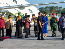 Kapolda Bali Sambut Kedatangan Wapres RI Menghadiri KTT Asian Media Summit 2023