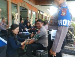 Bid Dokkes Polda Bali Pemeriksaan Kesehatan Personil Polres Bandara I Gusti Ngurah Rai