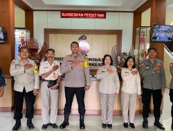 Kapolres Tabanan Terima Kunjungan Tim Supervisi Setum Polda Bali