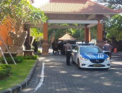 Polres Bandara Ngurah Rai Melaksanakan Pengamanan Keberangkatan Delegasi 18th Asia Media Summit 