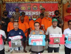 Dalam Sebulan Sat Resnarkoba Polresta Denpasar Amankan 38 Tersangka