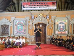 Sekda Adi Arnawa Hadiri Dan Sangat Mengapresiasi Kegiatan Mebarung Angklung Klentangan Rekonstruksi Gamelan Tua