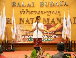 Sekda Adi Arnawa Membuka Acara Utsawa Dharma Gita Kabupaten Badung Tahun 2023