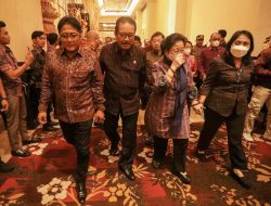 Bupati Giri Prasta Hadiri Acara Seminar Haluan Pembangunan Bali Datang Semobil Dengan Presiden RI Ke-5 Megawati Soekarnoputri dan Menteri PPPA