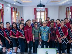 Wabup Suiasa saat menerima audiensi finalis Jegeg Bagus Badung Tahun 2023