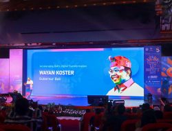 Gubernur Wayan Koster, Gubernur Bank Indonesia , Menpan-RB  buka Bali Digital Festival ke II.
