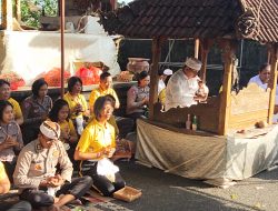 Tumpek Landep Di Pura Kertha Bhuwana Polres Tabanan
