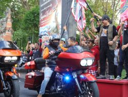Melalui Touring Sosial Kebangsaan, Wagub Cok Ace Gugah Semangat Gotong Royong