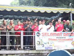 Walikota Buka Lomba Mancing Air Deras Spirit Of Saraswati Event Fishing Tournament 2023 Di Tukad Bindu.