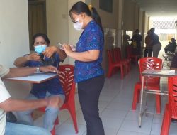 Polres Tabanan Laksanakan Gebyar Vaksin Hari Bahayangkara Ke 77