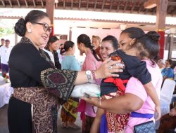 Ketua TP PKK Provinsi Bali Ny Putri Koster  Harapkan Program “Menyapa dan Berbagi” Tepat Sasaran