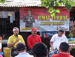 Jumat Curhat Polres Tabanan Mendapatkan Apresiasi Dari Perbekel Dan Masyarakat Belalang 
