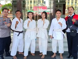 Lomba Beladiri Hari Bhayangkara ke-77, Tim Putri Polres Bandara Ngurah Rai Sabet Juara Harapan