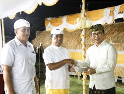 Sekda Badung Hadiri Karya Atma Wedana dan Manusa Yadnya di Desa Adat Ayunan  Sebagai wujud komitmen Pemerintah