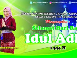 Kepala Kantor beserta jajaran Imigrasi Ngurah Rai mengucapkan Selamat Hari Raya Idul Adha 1444 H