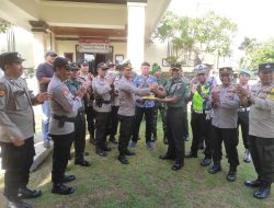 Datangi Polsek Kutsel, Waka Topdam IX Udayana Ucapkan selamat Hari Bhayangkara